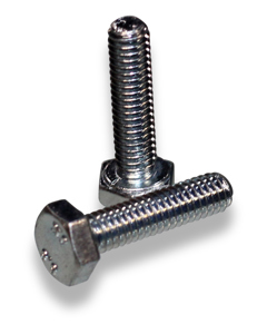 Hexagon head screw M 4x 16 DIN 933 8.8 galv